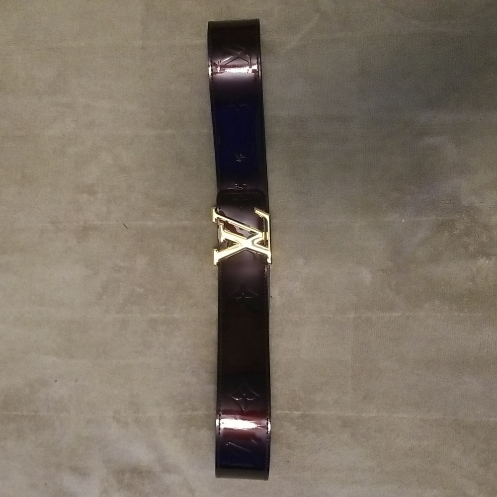 Patent Leather Louis Vuitton Belt